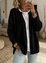 New Arrival 🔥Women’s Cozy Button-Front Knit Cardigan with Relaxed Fit