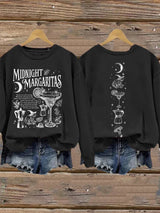 Women's Midnight Margaritas Print Casual Sweatshirt