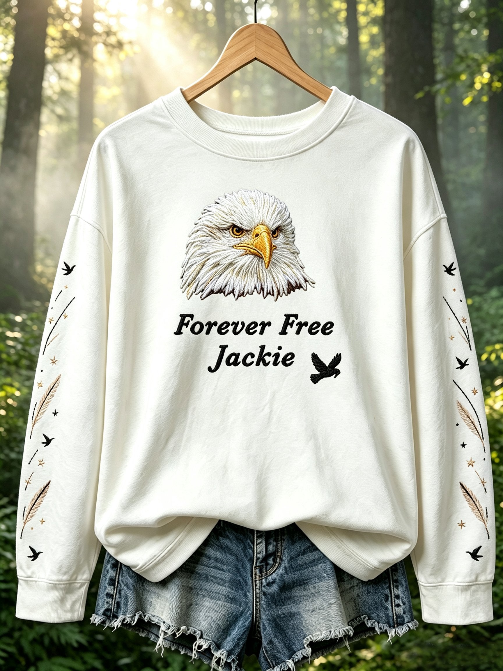 Women'S Forever Over Big Bear Print Sweatshirt