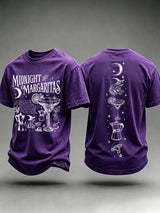 Men's Midnight Margaritas Print Casual T-shirt