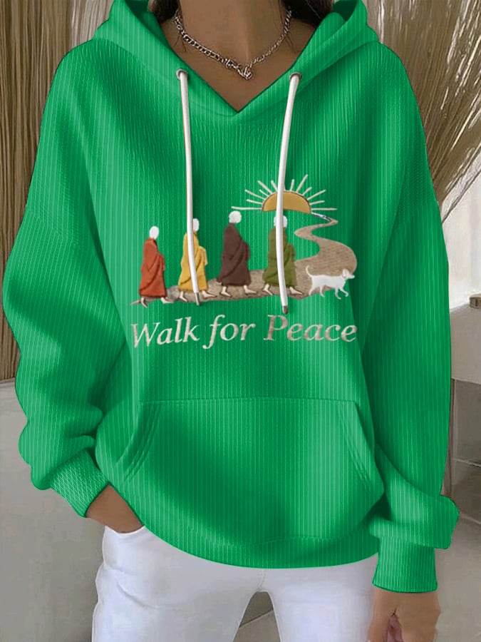 Women's Walk For Peace  Art Print Sweatshirt