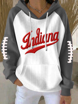 Women's Football Printed Sweatshirt