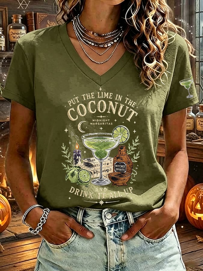 Women's Midnight Margaritas Print T-shirt
