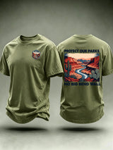 Men's Protect Our National Parks,No Big Bend Wall T-Shirt