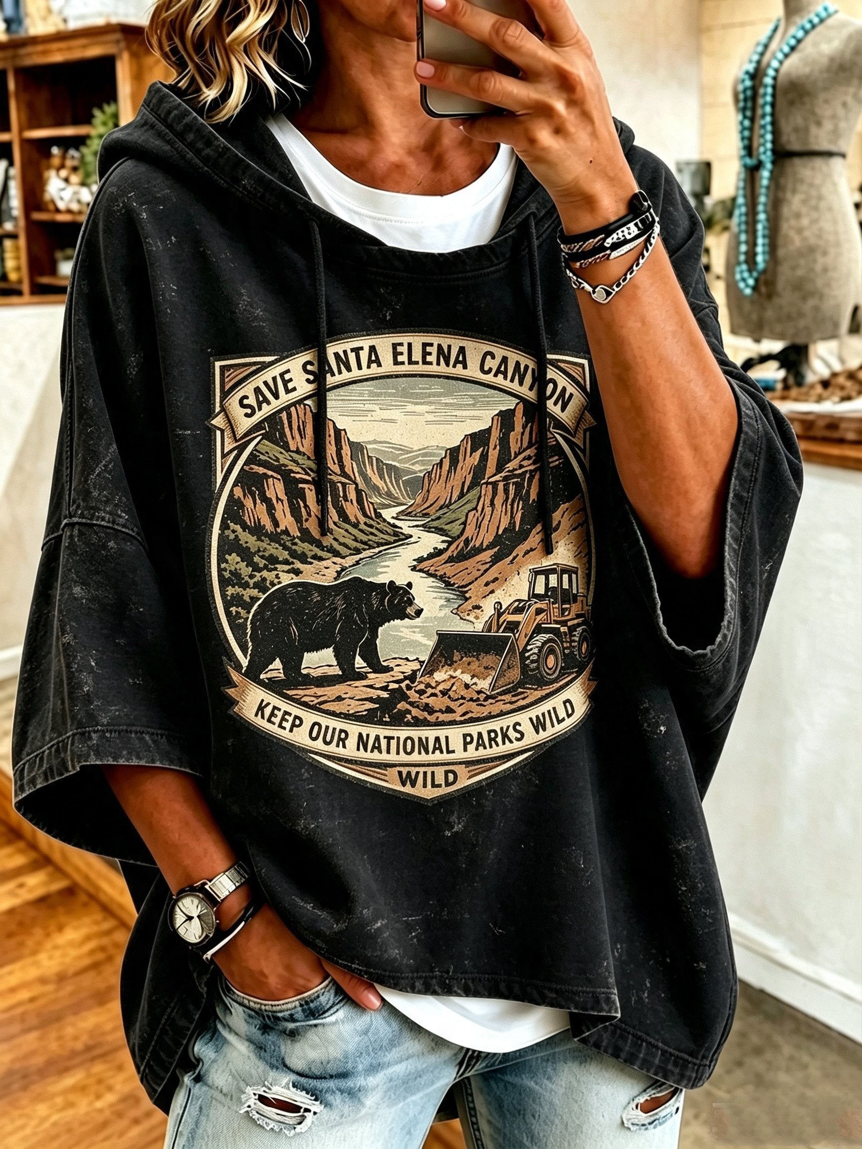 Women's Nature-Print Casual Top