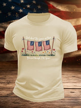 Men's Blessed through 250 Years Printed T-Shirt
