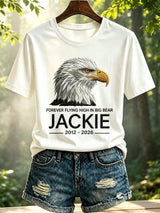 Women's Forever Over Big Bear, Fly Free Jackie Print Tee