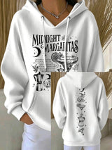 Women's Midnight Margaritas Print Casual Sweatshirt