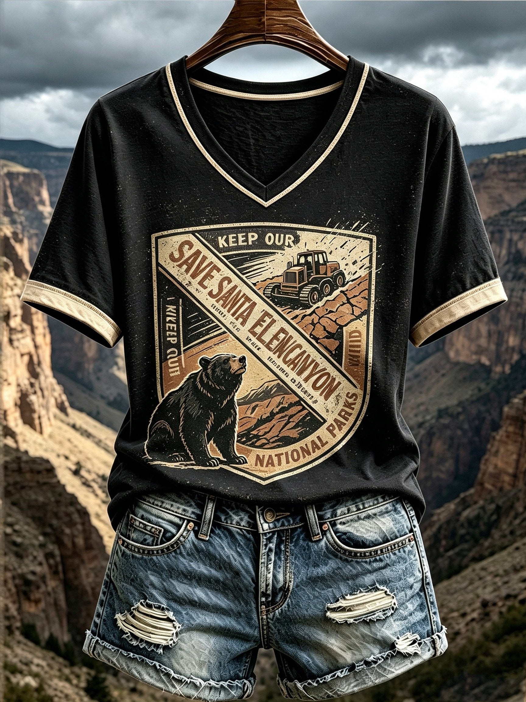 Women's Nature-Print Casual Top