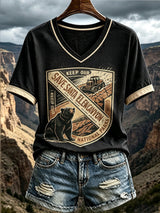 Women's Nature-Print Casual Top