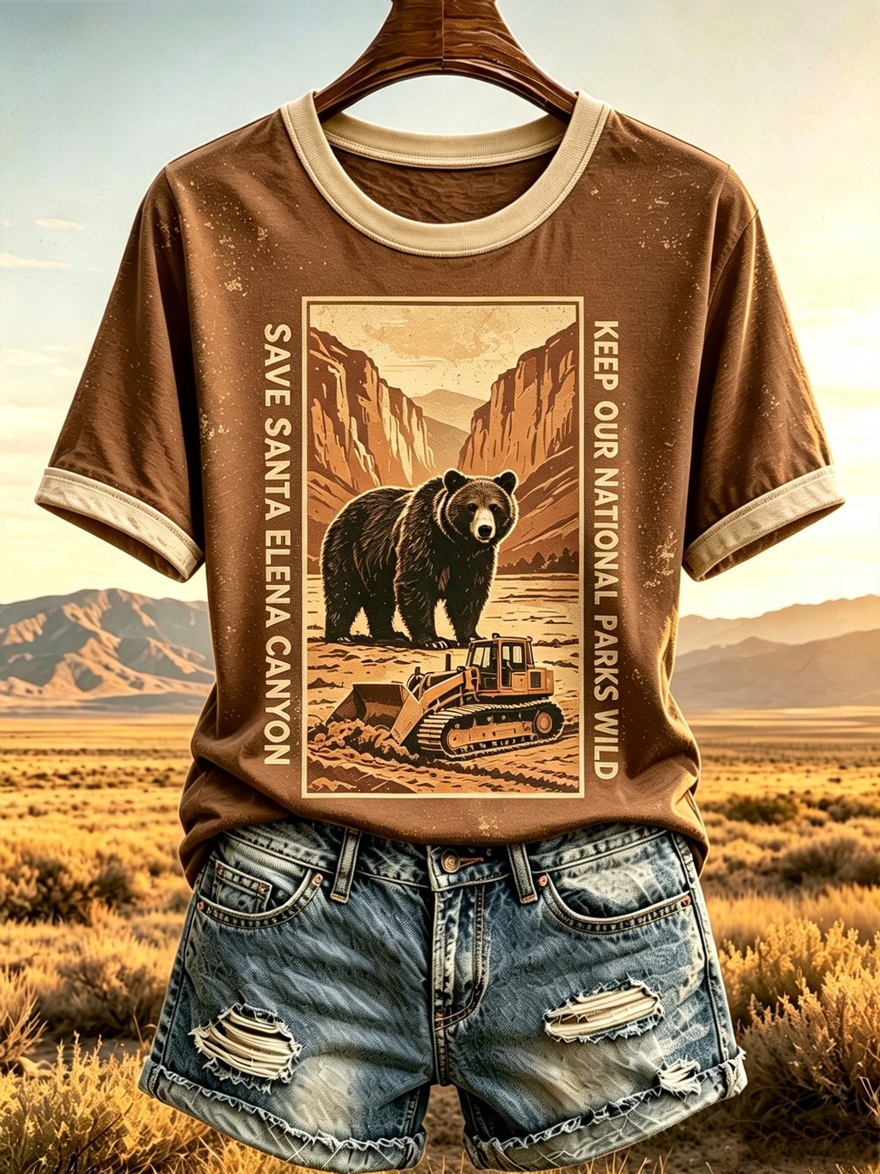 Women's Nature-Print Casual Top