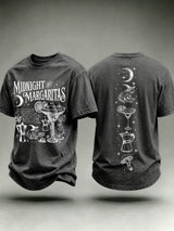 Men's Midnight Margaritas Print Casual T-shirt