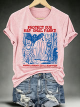 Women's Vintage Protect Our Parks T-Shirt