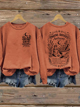 Women's Owens Sisters Apothecary Witch Print Casual Sweatshirt