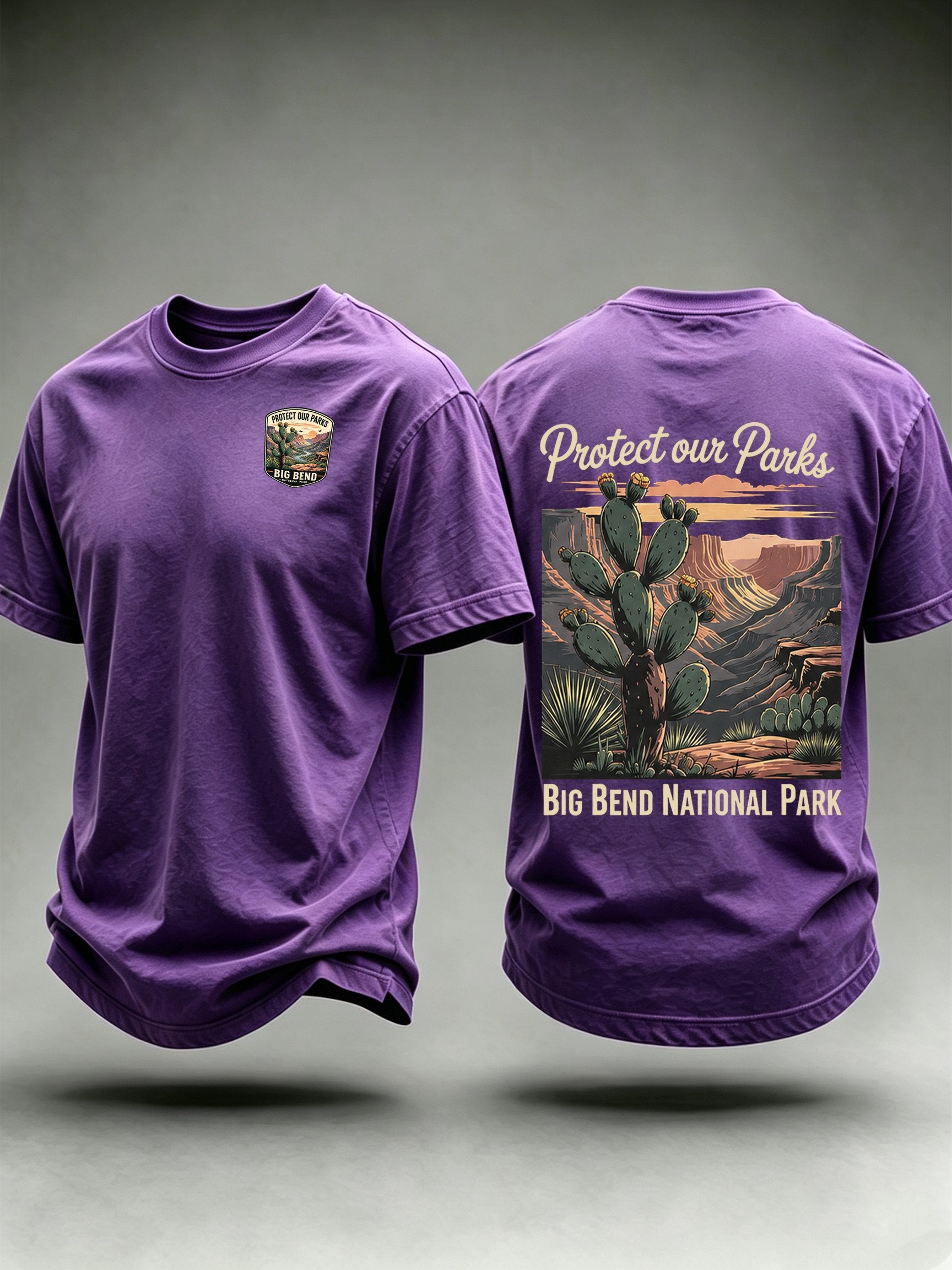 Men's  Protect our Parks - Big Bend National Park T-Shirt