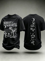 Men's Midnight Margaritas Print Casual T-shirt