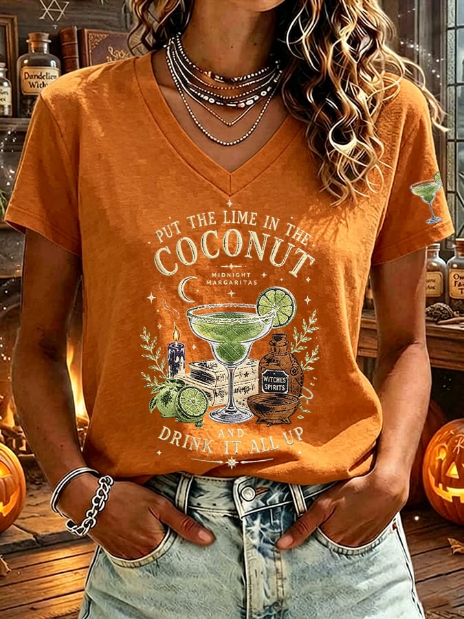 Women's Midnight Margaritas Print T-shirt