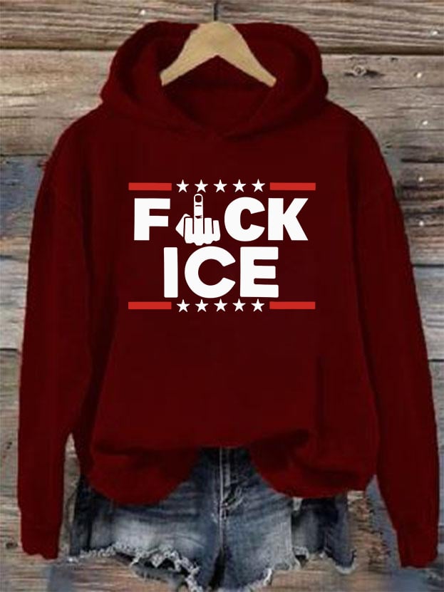 Women's  ICE  Print  Hoodie