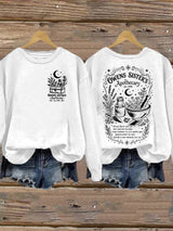 Women's Owens Sisters Apothecary Witch Print Casual Sweatshirt