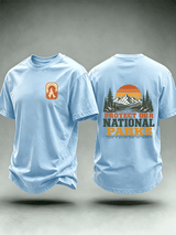 Men's Protect Our National Parks Shirt, Mountain Camping T-Shirt