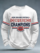 Men's Football Printed Waffle Top