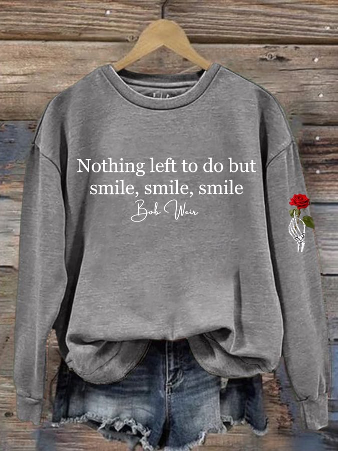 🔥Buy 3 Get 15% Off Women's Vintage Rock Tribute Print Casual Sweatshirt