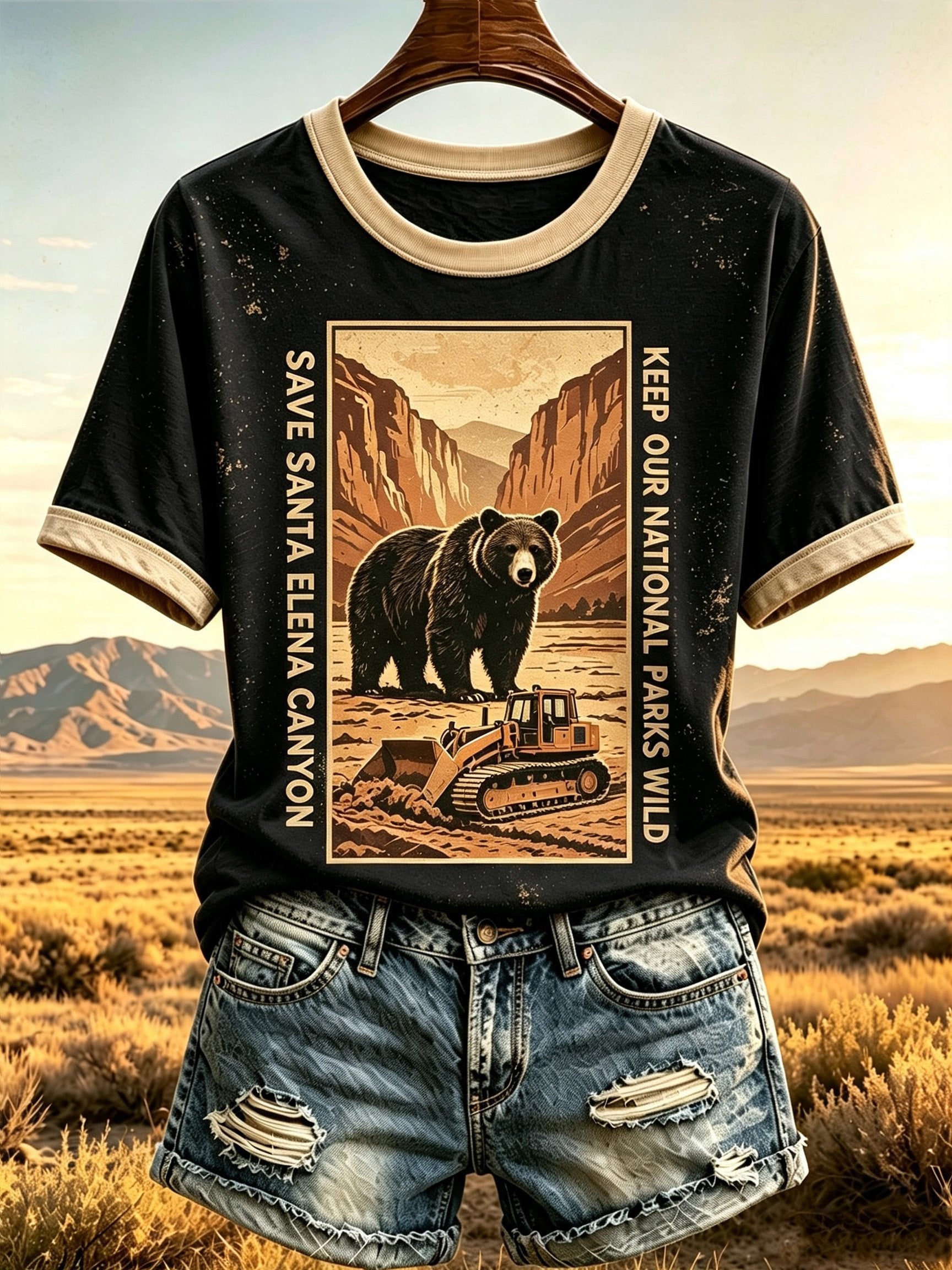 Women's Nature-Print Casual Top